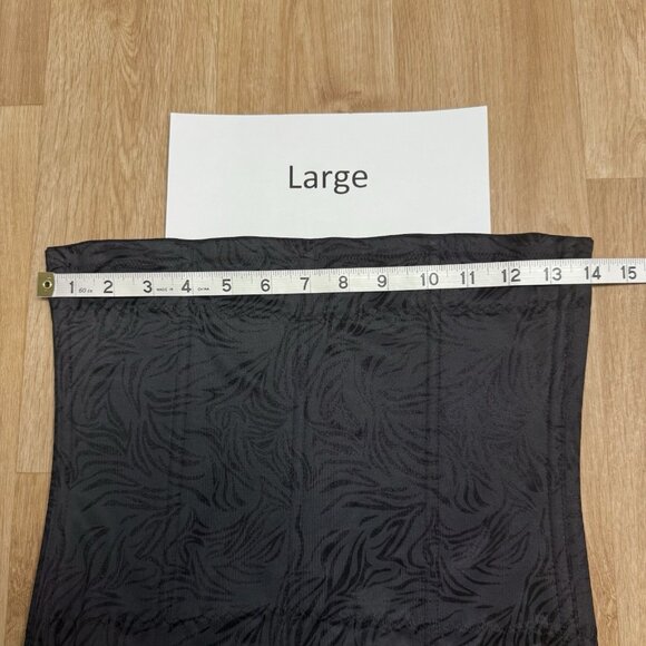 MAIDENFORM SHAPEWEAR WAIST NIPPER EXTRA FIRM BLACK BONED TUMMY TRAINER NEW - Picture 6 of 6